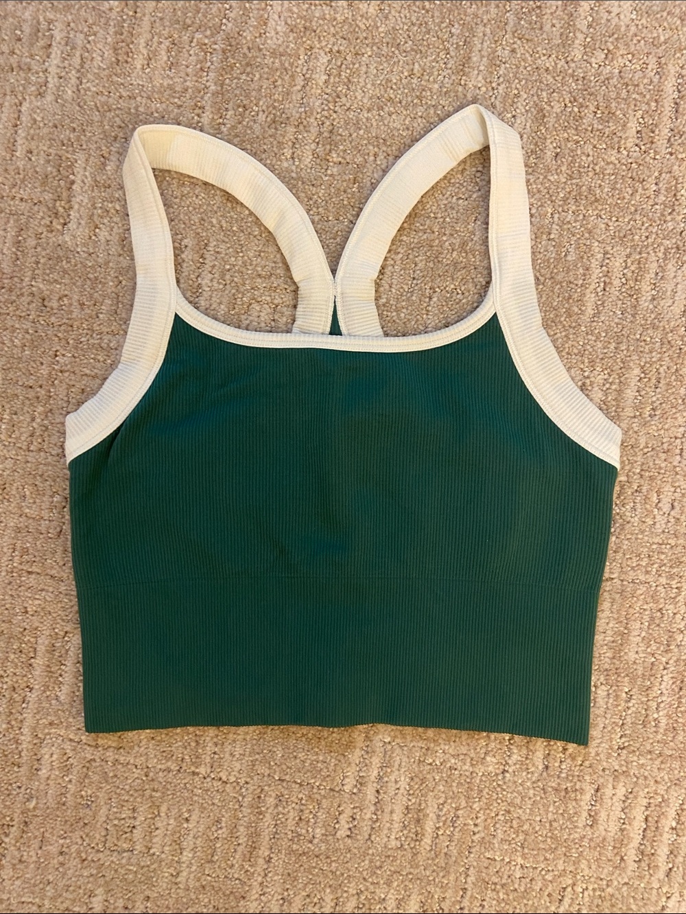 Athleta Green Cropped Tank